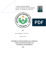 Tugas CJR - Amrico Hutagalung - Pembelajaran Aktivitas Rimtik Dimasa Pandemic