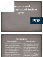 Comparison of mia and Ancient Egypt