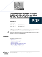Catalyst 6500 DFC4 Installation Note