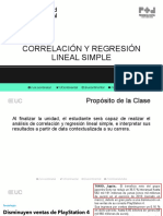 Correlación y Regresión-Semana 9