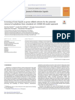 Screening of Ionic Liquids As Green Oilfield Solvents For The Potential Removal of Asphaltene From Simulated Oil: COSMO-RS Model Approach