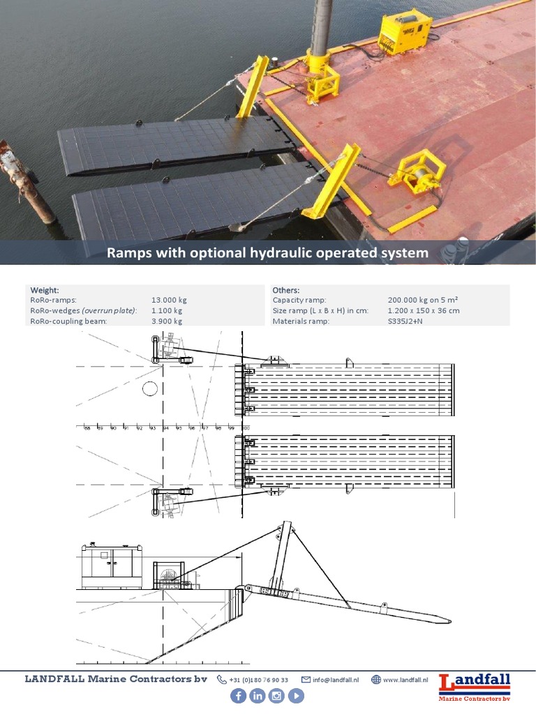 Landfall Marine Contractors RoRo Ramps | PDF