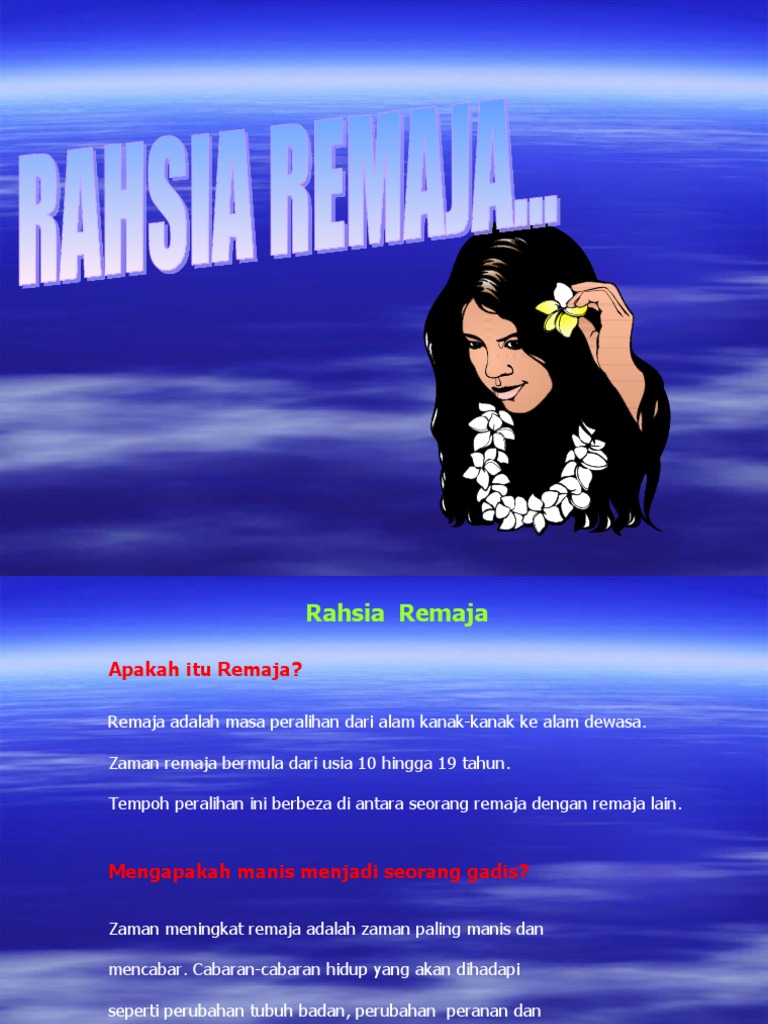 Rahsia Remaja Pdf