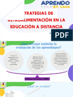 Estrategias de La Retroalimentación a Distancia