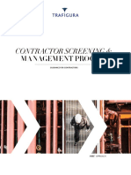 Contractor Screening &: Management Process
