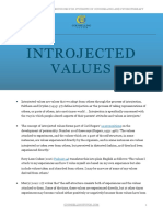CT Introjected Values