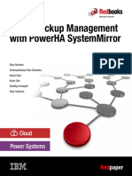 Cloud Backup Management With Powerha Systemmirror: Paper