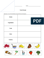 Nutrition Food Sort