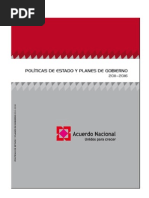 Planes de Gobierno 2011-2016