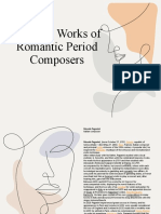 Life and Works of Romantic Period Composers Slideshow