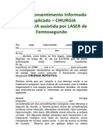 Termo Consentimento Cirurgiadelaserfemtosegundo