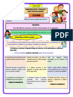 Viernes 29. Tutoria