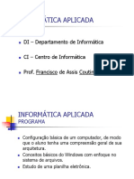 INFORMATICA APLICADA-Apresentacao