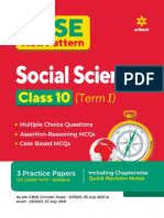 Arihant Social Science Class 10 Term 1 - WWW - jeebOOKS.in