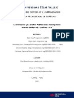 Corrupción Gestión Pública Municipalidad Marcará