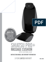 Manual Shiatsu Pro Plus Cushion MCS 380H