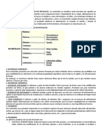 Materiales no metálicos: clasificación y propiedades