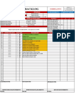 Backlog de Repuestos A1E-863 - Siniestro Por Robo