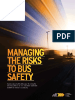 Bus Factsheet Managing The Risks To Bus Safety