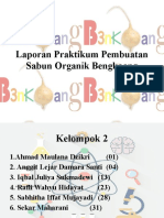 Laporan Praktikum Pembuatan Sabun Organik Bengkoang