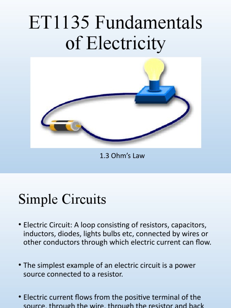 Fundamentals of Electricity and Circuits | PDF | Electrical Network ...