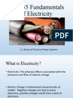 ET1135 Fundamentals of Electricity 1.1 The Basics