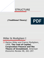 Capital Structure: (Traditional Theory)