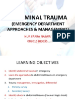 Abdominal Trauma Emergency Management