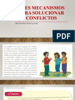 II N DPCC Tres Mecanismos para Solucionar Conflictos