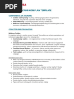 Strategic Political Campaign Plan Template | PDF | Political Campaigns ...