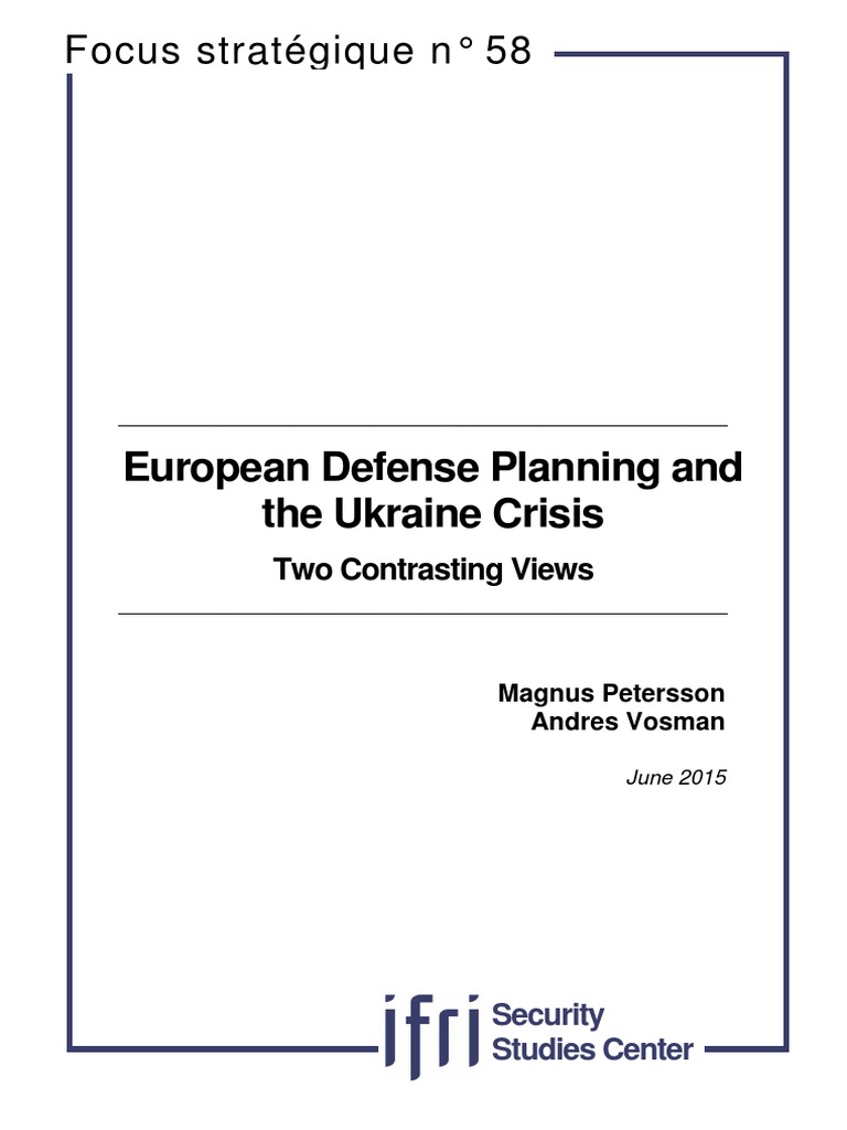 European Defense Planning and The Ukraine Crisis | PDF | Nato | Ukraine