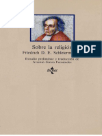 Schleiermacher Friedrich Sobre La Religion