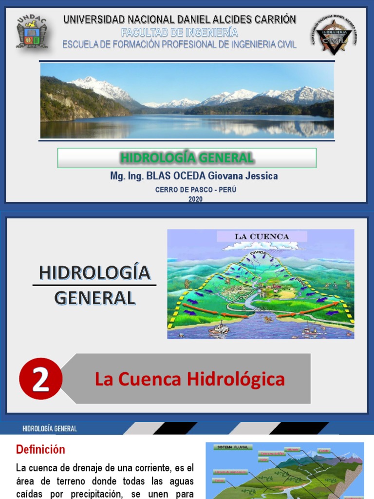 La Cuenca Hidrológica | PDF | Cuenca de drenaje | Hidrología