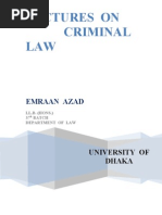 Download LECTURES on Criminal Law by Emraan Azad SN53699619 doc pdf