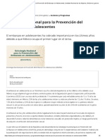 Estrategia Nacional para La Prevención Del Embarazo en Adolescentes - Instituto Nacional de Las Mujeres - Gobierno - Gob - MX