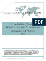 Environmental Disasters Gendered Impacts Responses - Bibliography With Abstracts - CGSHR
