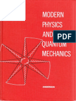 Elmer E. Anderson - Modern Physics and Quantum Mechanics-W. B. Saunders Company (1971)