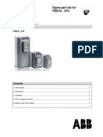 Softstarter: Spare Part List For PSE18 370