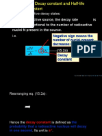 " For A Radioactive Source, The Decay Rate Is Directly Proportional To The Number of Radioactive Nuclei N Present in The Source