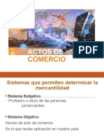 Actos de Comercio