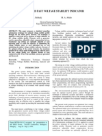 An Optimized Fast Voltage Stability Indicator: C. A. Belhadj M. A. Abido