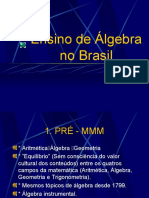 Ensino de Álgebra No Brasil