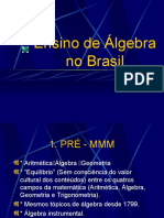 Ensino de Álgebra no Brasil: Evolução Histórica e Desafios Atuais