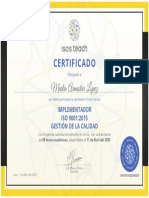 IMPLEMENTADOR ISO 9001 2015
