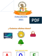 Evaluacion Psicopedagogica Prebasica