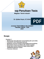 Workshop Penulisan Thesis