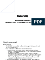 Ownership - Introduction
