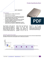 Band Selective Fibre Optic Repeater: Product Specification Sheet