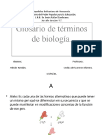 Glosario de Terminos de Biologia (Adrian Rondon) .