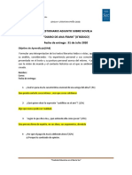 Cuestionario Novela Diario de Ana Frank 8°básico